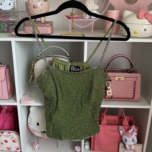 Vintage Hand Beaded Top